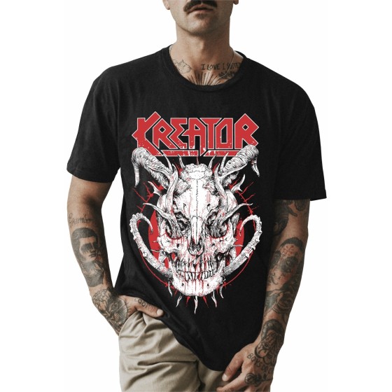 Rockwear Brasil - Camiseta Kreator 3 Rockwear Preta