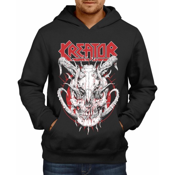 Rockwear Brasil - Moletom Kreator 3 Rockwear Preto