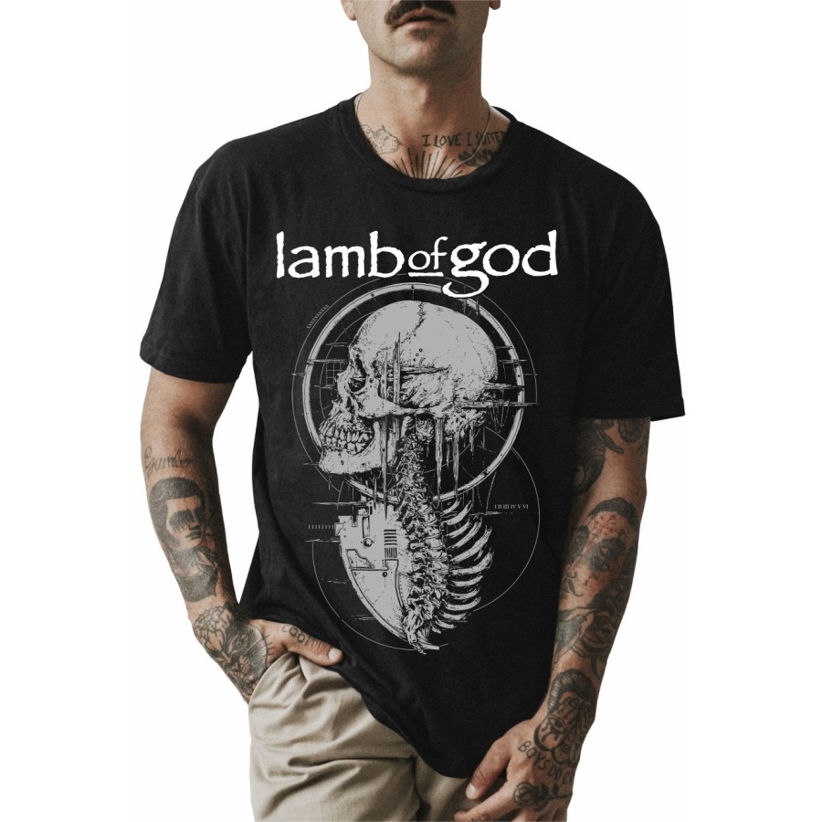 Rockwear Brasil - Camiseta Lamb Of God 2 Rockwear Preta