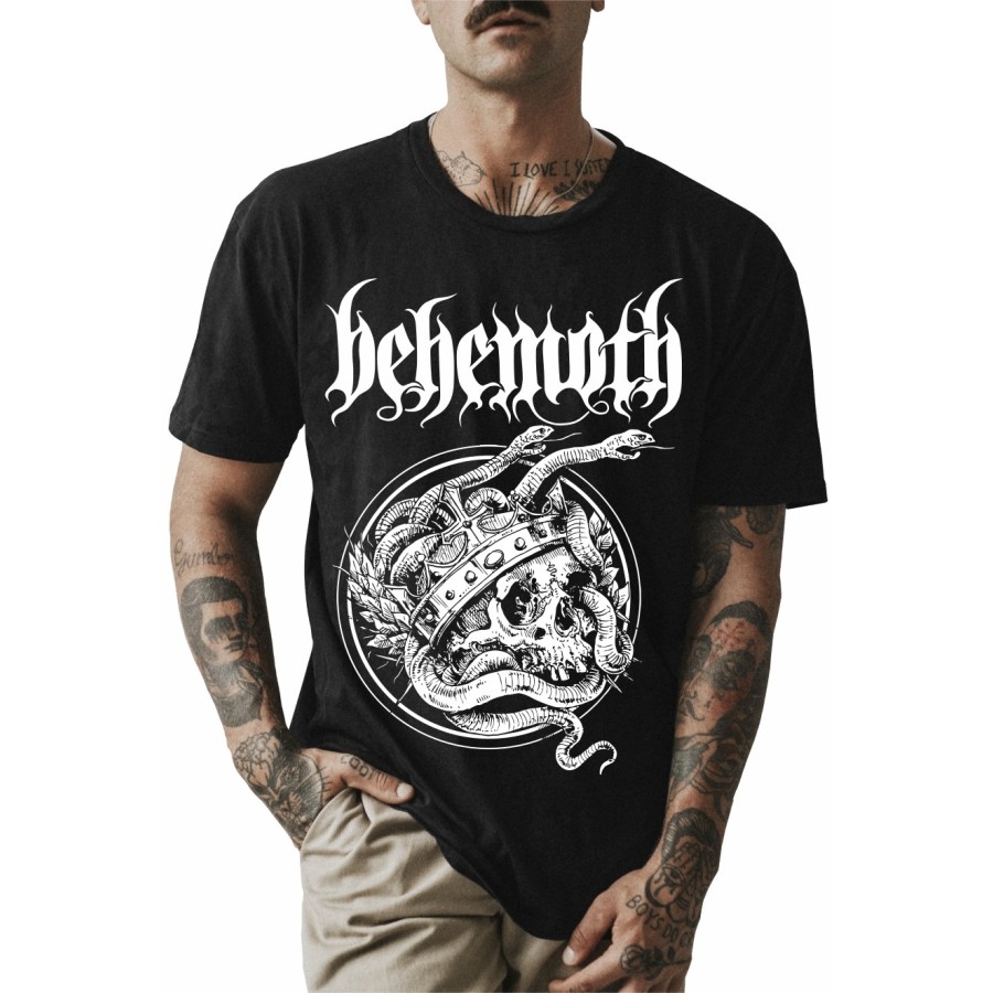 Rockwear Brasil - Camiseta Behemoth Rockwear Preta