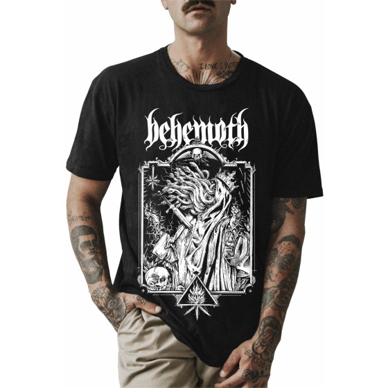 Rockwear Brasil - Camiseta Behemoth 2 Rockwear Preta