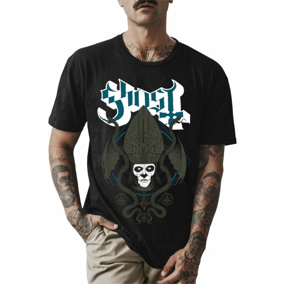 Rockwear Brasil - Camiseta Ghost 2 Rockwear Preta