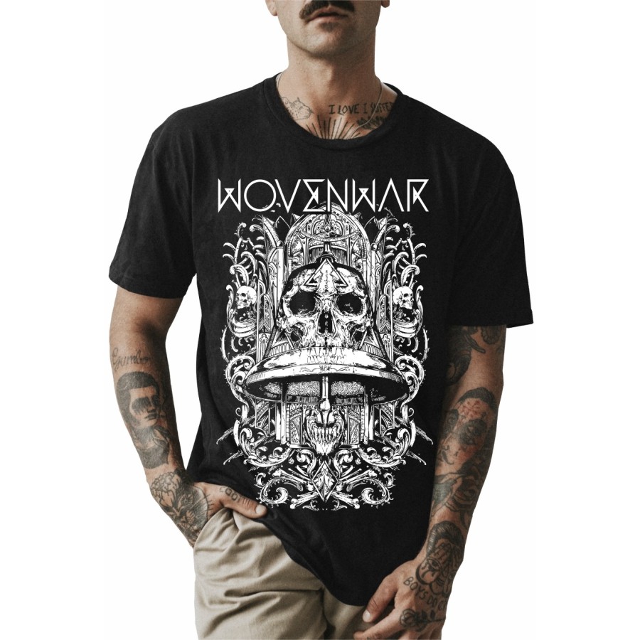 Rockwear Brasil - Camiseta Wovenwar 2 Rockwear Preta