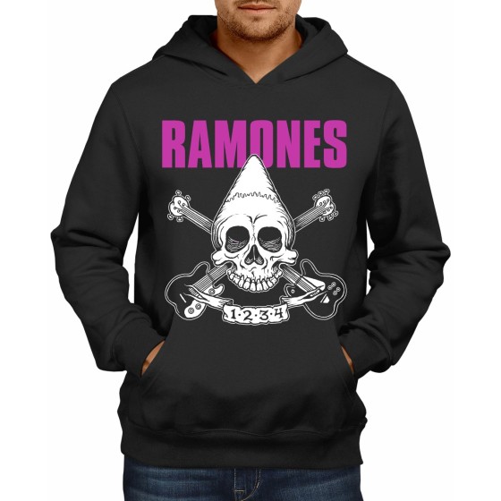 Rockwear Brasil - Moletom Ramones 3 Rockwear Preto