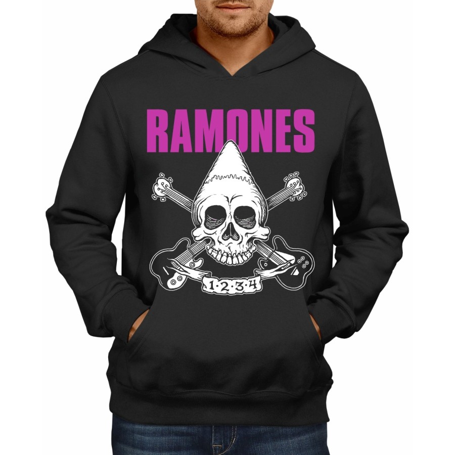 Rockwear Brasil - Moletom Ramones 3 Rockwear Preto