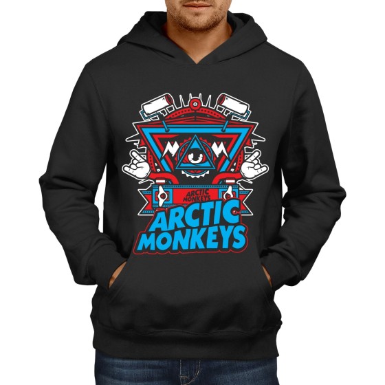 Rockwear Brasil - Moletom Arctic Monkeys 2 Rockwear Preto