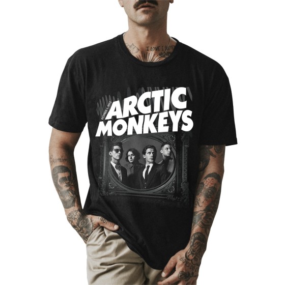 Rockwear Brasil - Camiseta Arctic Monkeys 3 Rockwear Preta