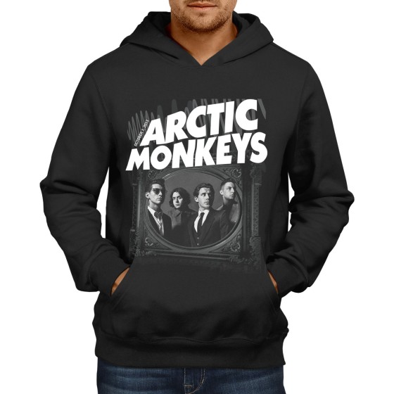 Rockwear Brasil - Moletom Arctic Monkeys 3 Rockwear Preto