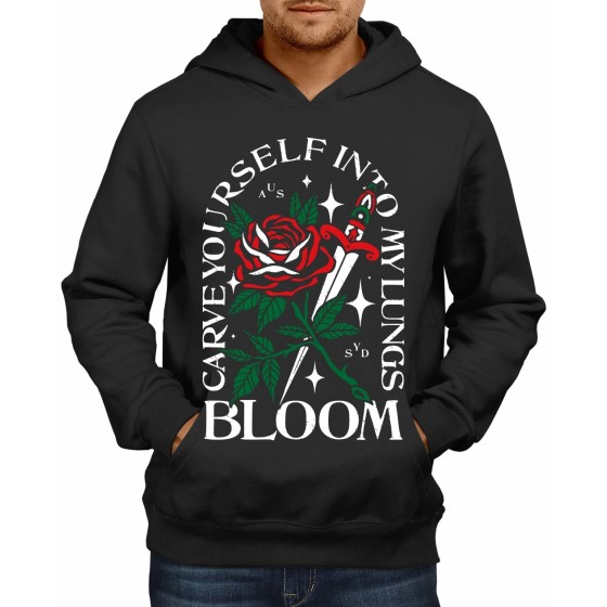 Rockwear Brasil - Moletom Bloom Rockwear Preto