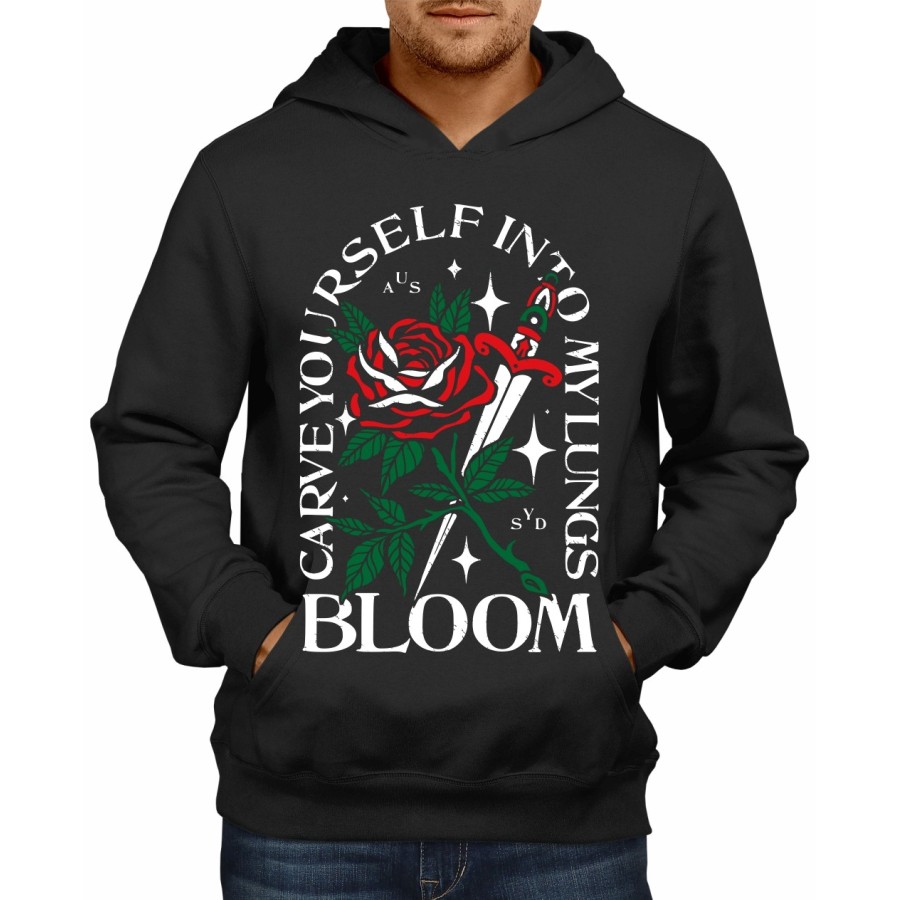 Rockwear Brasil - Moletom Bloom Rockwear Preto