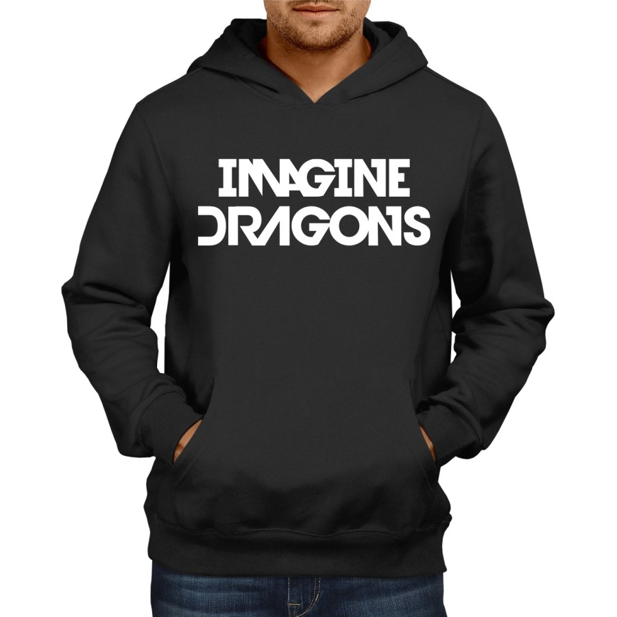 Rockwear Brasil - Moletom Imagine Dragons Rockwear Preto