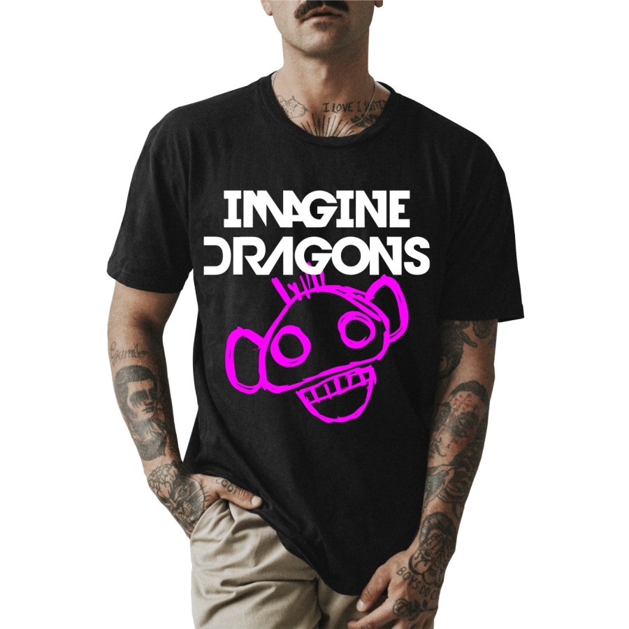 Rockwear Brasil - Camiseta Imagine Dragons 3 Rockwear Preta