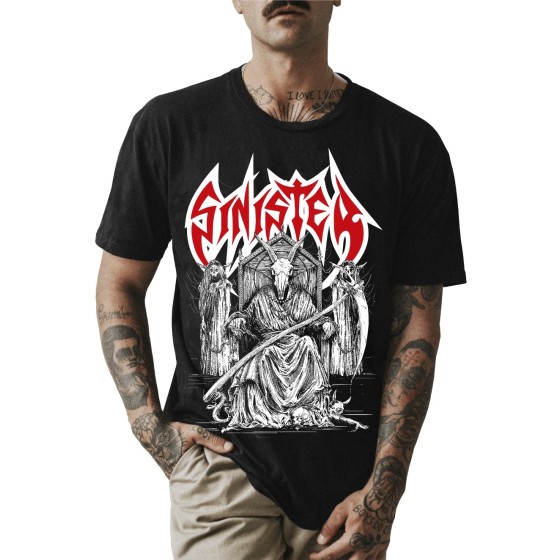 Rockwear Brasil - Camiseta Sinister Rockwear Preta