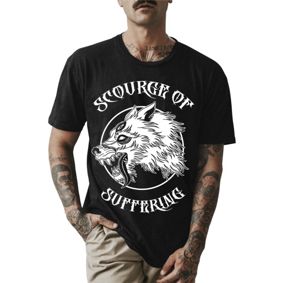 Rockwear Brasil - Camiseta Scourge Of Suffering 2 Rockwear Preta