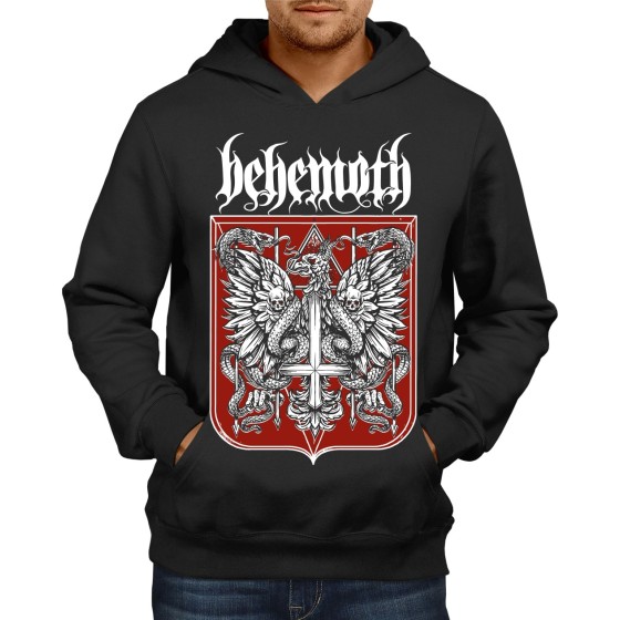 Rockwear Brasil - Moletom Behemoth 4 Rockwear Preto