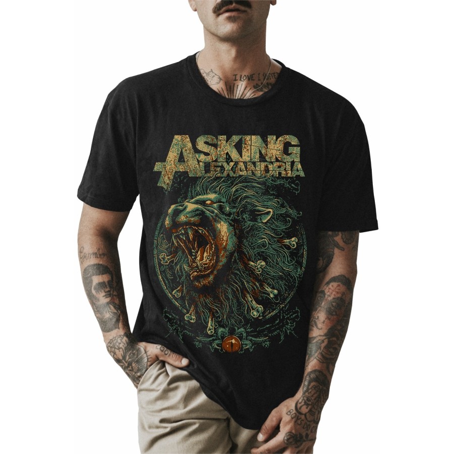 Rockwear Brasil - Camiseta Asking Alexandria 2 Rockwear Preta