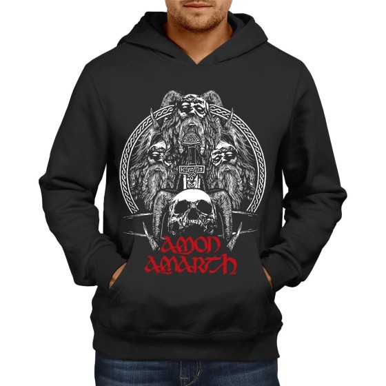 Rockwear Brasil - Moletom Amon Amarth Rockwear Preto