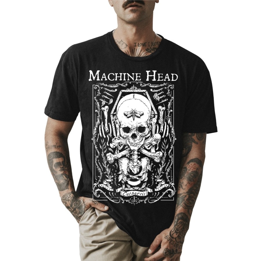 Rockwear Brasil - Camiseta Machine Head 2 Rockwear Preta