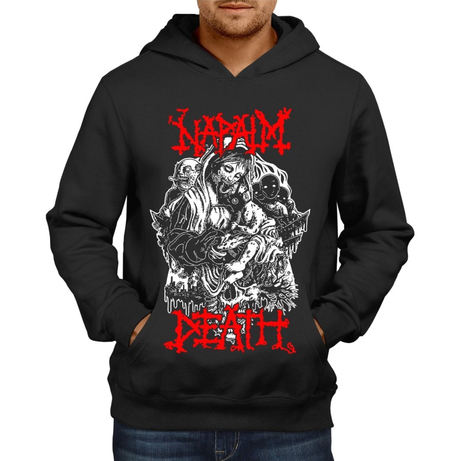 Rockwear Brasil - Moletom Napalm Death 2 Rockwear Preto