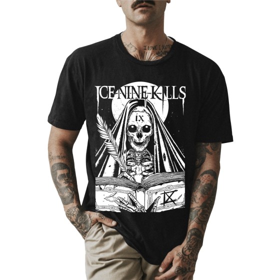 Rockwear Brasil - Camiseta Ice Nine Kills 2 Rockwear Preta