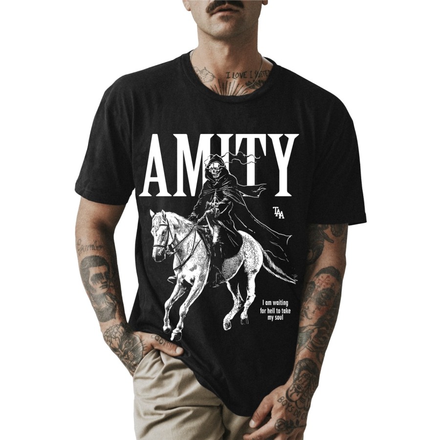 Rockwear Brasil - Camiseta The Amity Affliction 4 Rockwear Preta