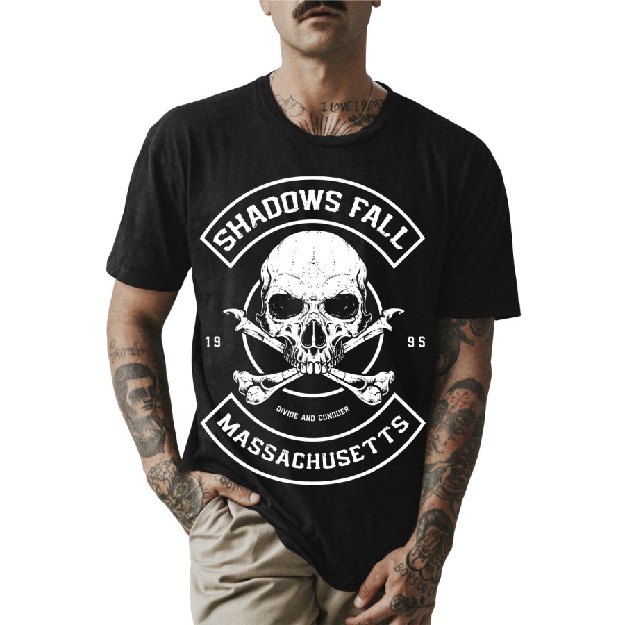 Rockwear Brasil - Camiseta Shadows Fall Massachutts Rockwear Preta