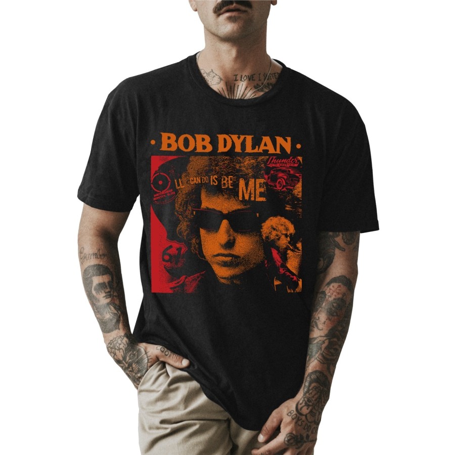 Rockwear Brasil - Camiseta Bob Dylan 2 Rockwear Preta