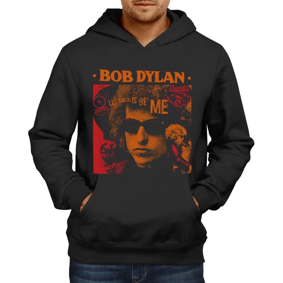 Rockwear Brasil - Moletom Bob Dylan 2 Rockwear Preto