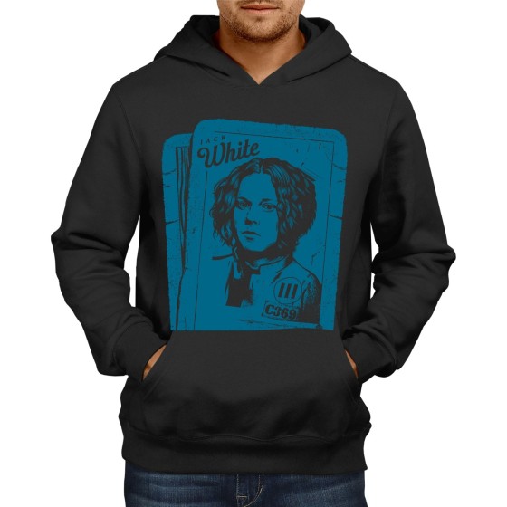 Rockwear Brasil - Moletom Jack White Rockwear Preto