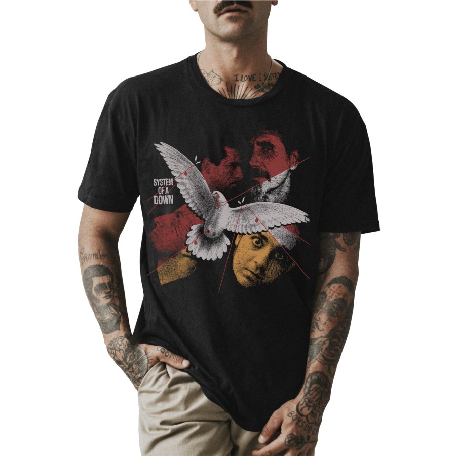 Rockwear Brasil - Camiseta System Of A Down 2 Rockwear Preta