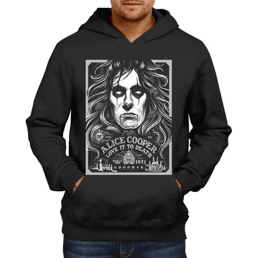 Rockwear Brasil - Moletom Alice Cooper Rockwear Preto