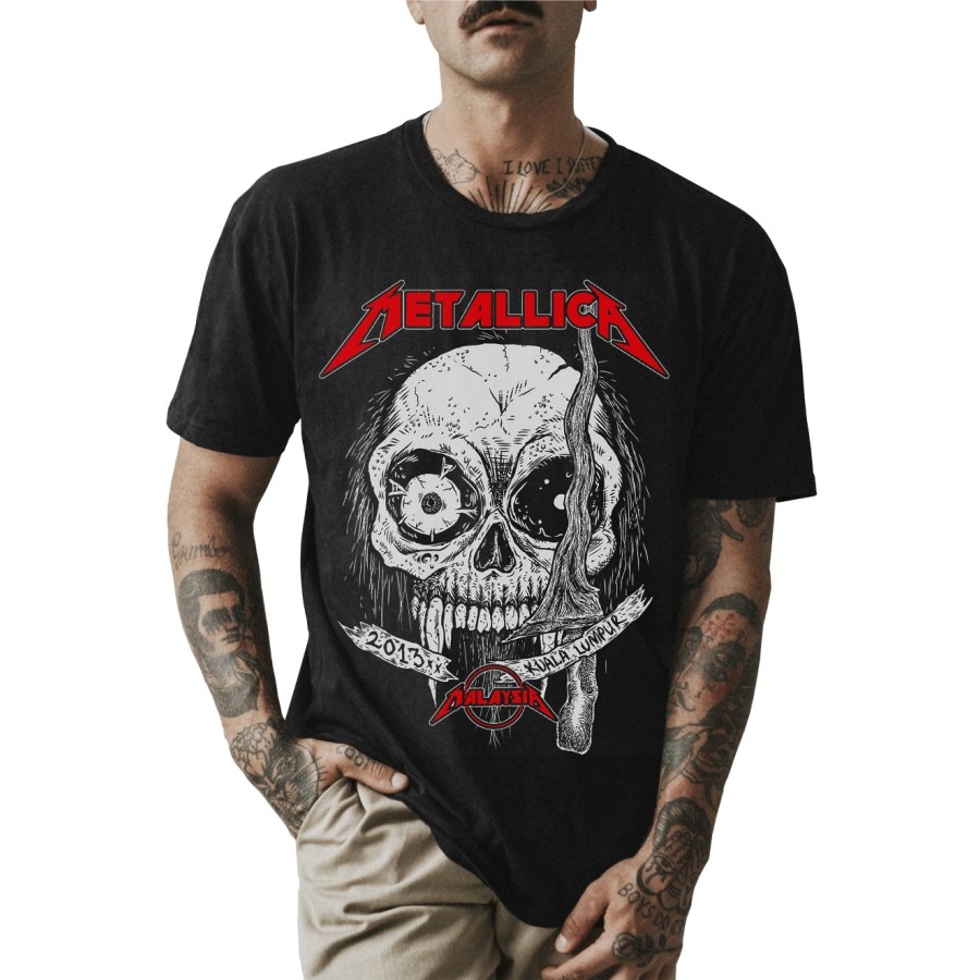 Rockwear Brasil - Camiseta Metallica 8 Rockwear Preta