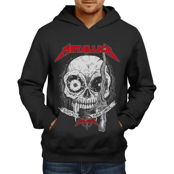 Rockwear Brasil - Moletom Metallica 8 Rockwear Preto