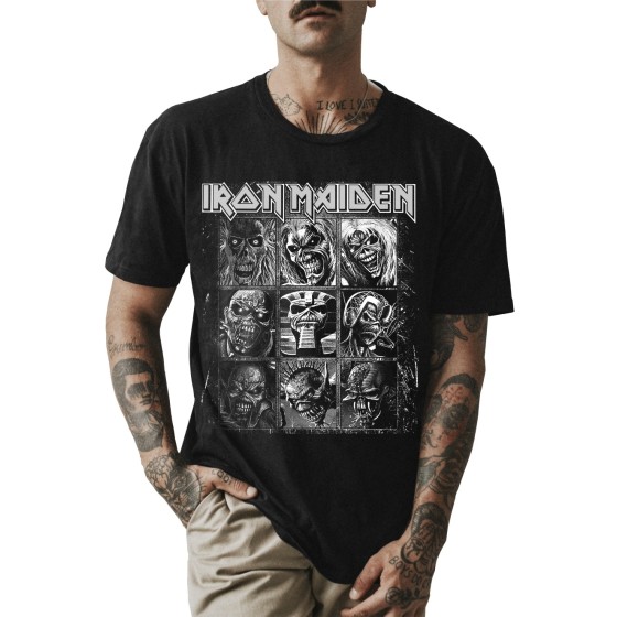 Rockwear Brasil - Camiseta Iron Maiden 4 Rockwear Preta