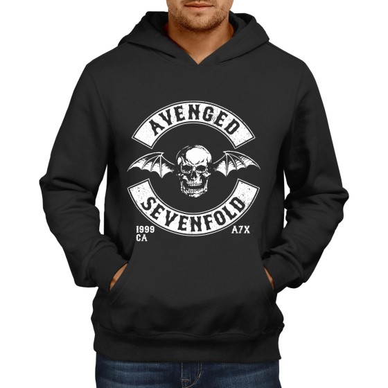 Rockwear Brasil - Moletom Avenged Sevenfold Rockwear Preto