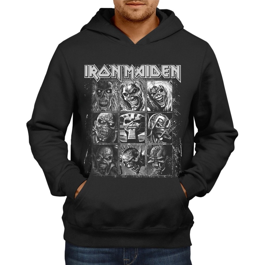 Rockwear Brasil - Moletom Iron Maiden 4 Rockwear Preto