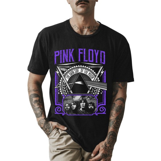 Rockwear Brasil - Camiseta Pink Floyd 3 Rockwear Preta