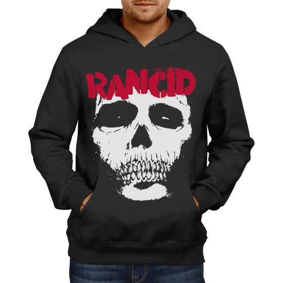 Rockwear Brasil - Moletom Rancid 2 Rockwear Preto