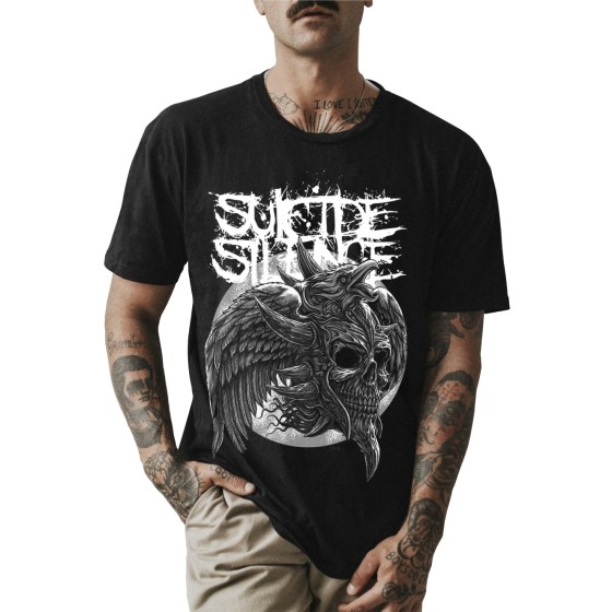 Rockwear Brasil - Camiseta Suicide Silence 2 Rockwear Preta