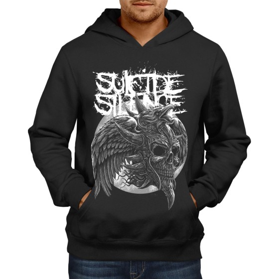 Rockwear Brasil - Moletom Suicide Silence 2 Rockwear Preto