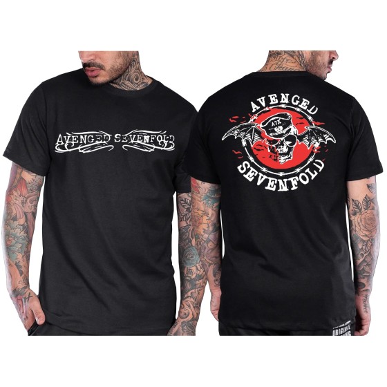 Rockwear Brasil - Camiseta Avenged Sevenfold 8 Rockwear Preta