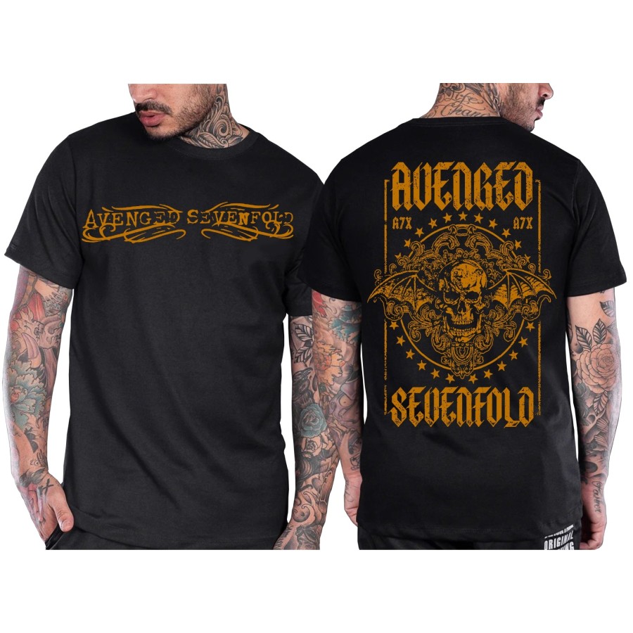 Rockwear Brasil - Camiseta Avenged Sevenfold 10 Rockwear Preta