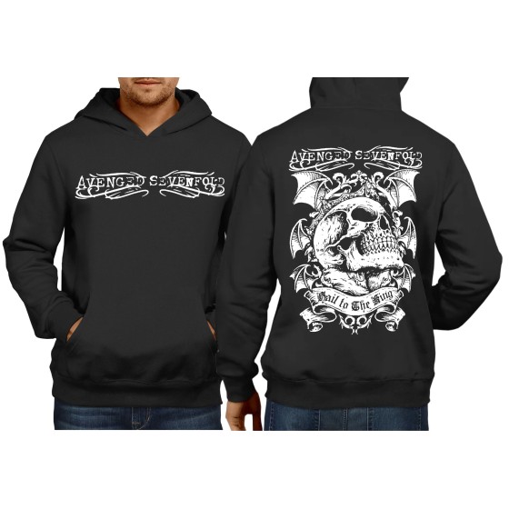 Rockwear Brasil - Moletom Avenged Sevenfold 11 Rockwear Preto