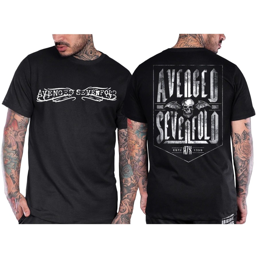 Rockwear Brasil - Camiseta Avenged Sevenfold 12 Rockwear Preta