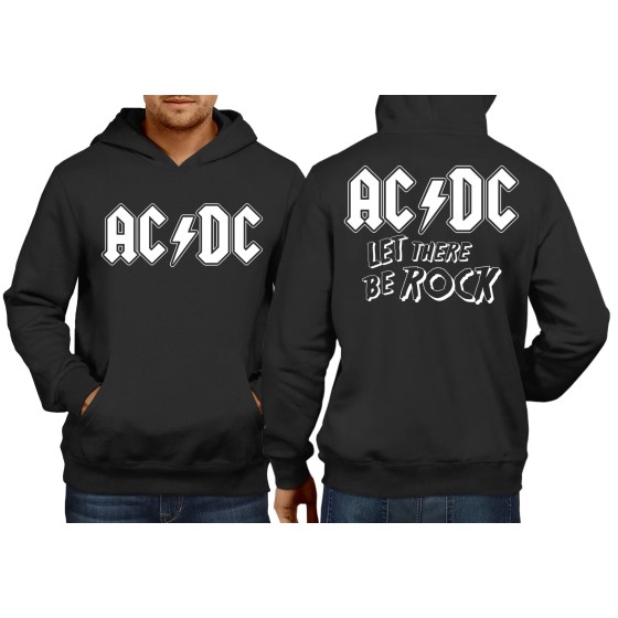 Rockwear Brasil - Moletom ACDC 14 Rockwear Preto