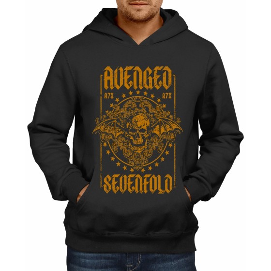 Rockwear Brasil - Moletom Avenged Sevenfold 4 Rockwear Preto