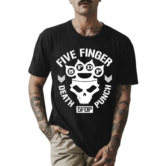 Rockwear Brasil - Camiseta Five Finger Death Punch Rockwear Preta