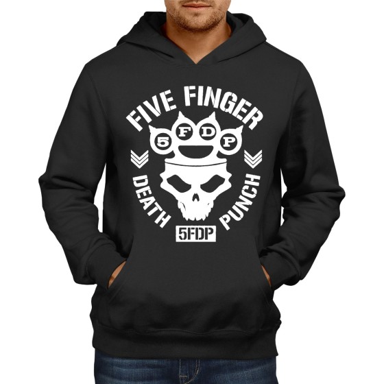 Rockwear Brasil - Moletom Five Finger Death Punch Rockwear Preto