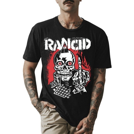 Rockwear Brasil - Camiseta Rancid 4 Rockwear Preta