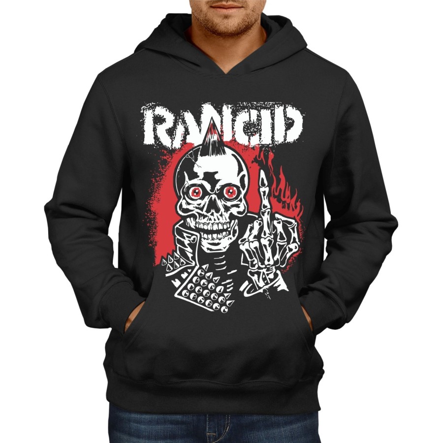 Rockwear Brasil - Moletom Rancid 4 Rockwear Preto